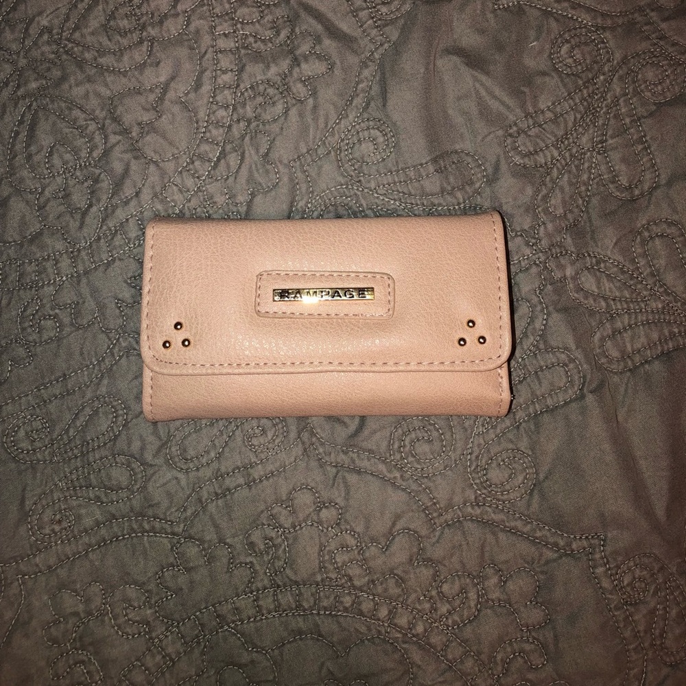 Pink/gold wallet